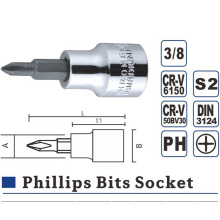 Бит с торцевой головкой Phillips с шестигранной головкой